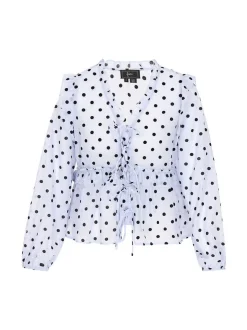 Faina Damen Bluse in hellblau