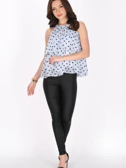Faina Damen Bluse in hellblau