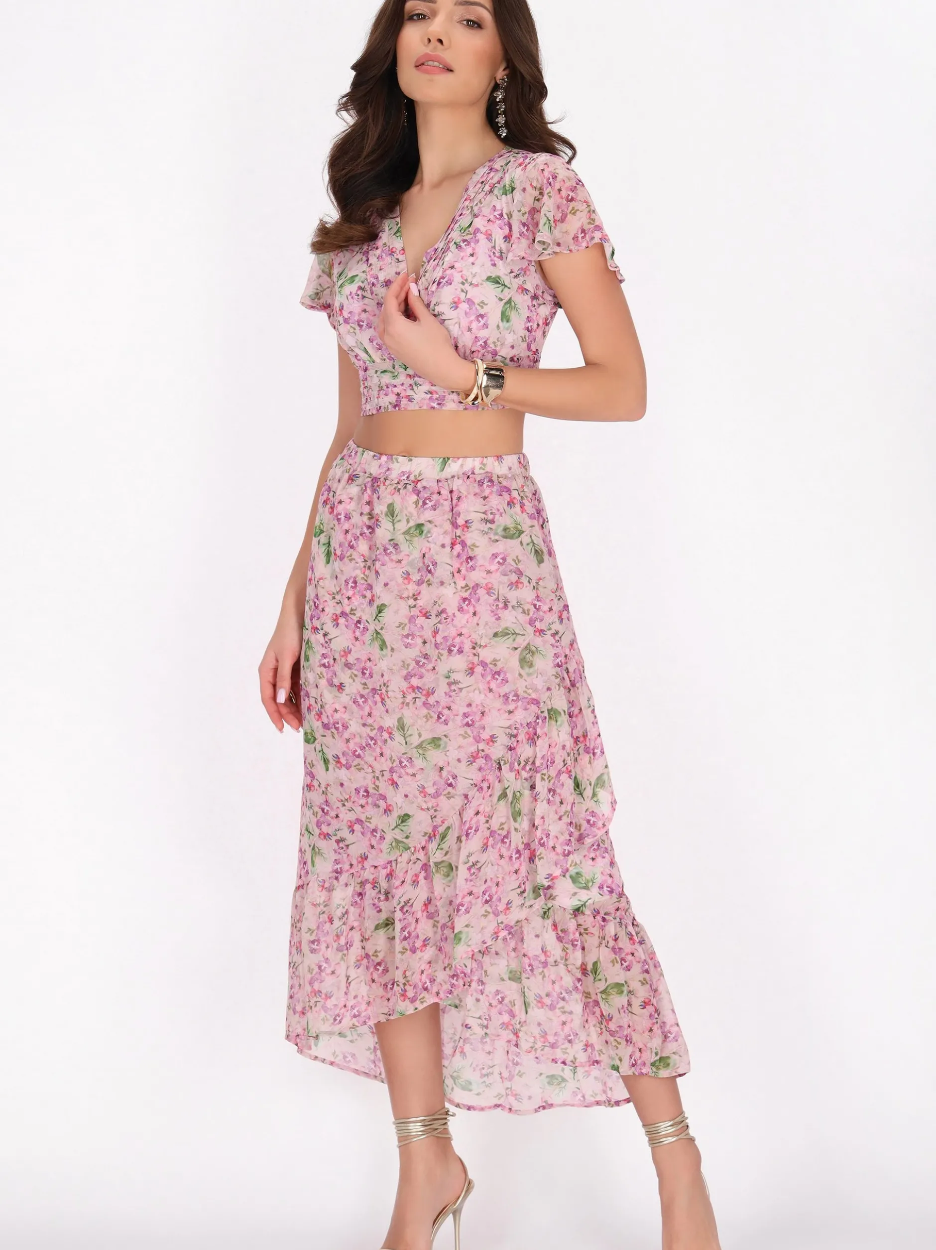 Faina Damen Bluse in lila
