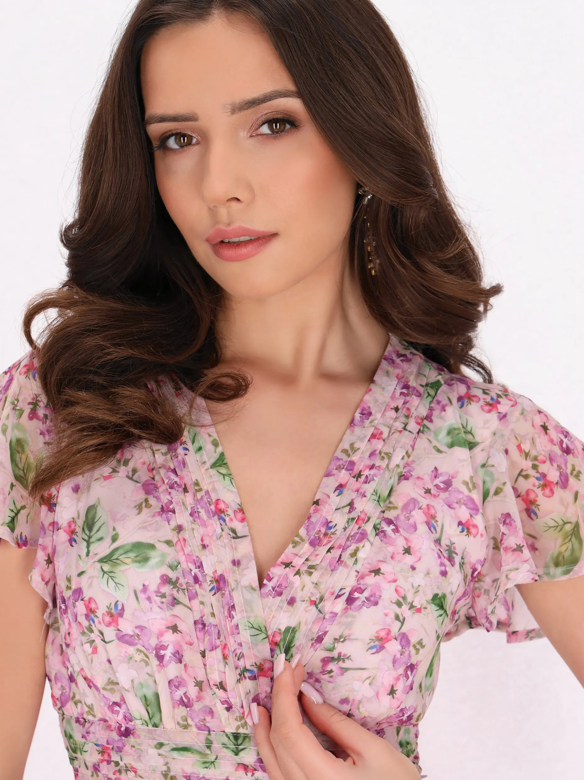 Faina Damen Bluse in lila