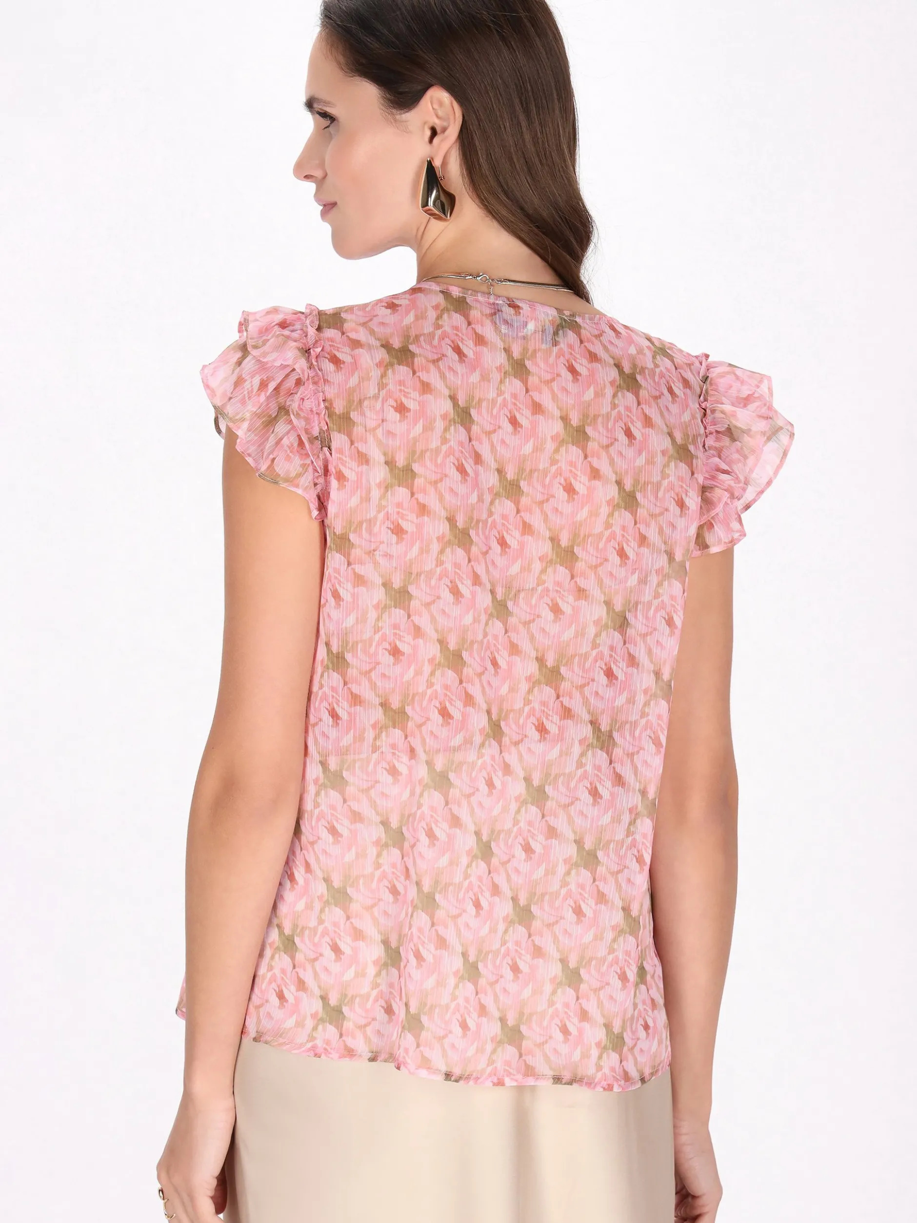 Faina Damen Bluse in rosa
