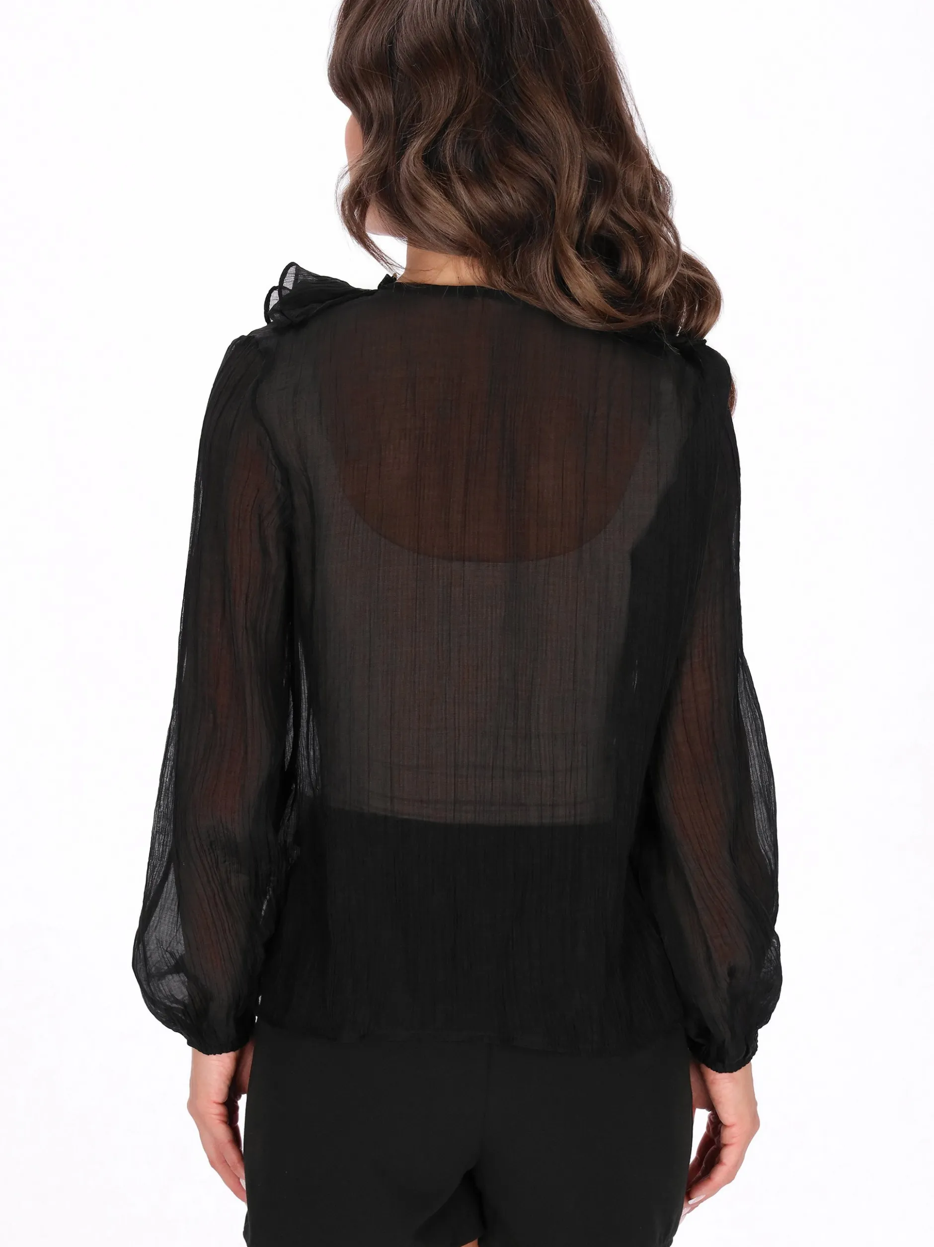 Faina Damen Bluse in schwarz