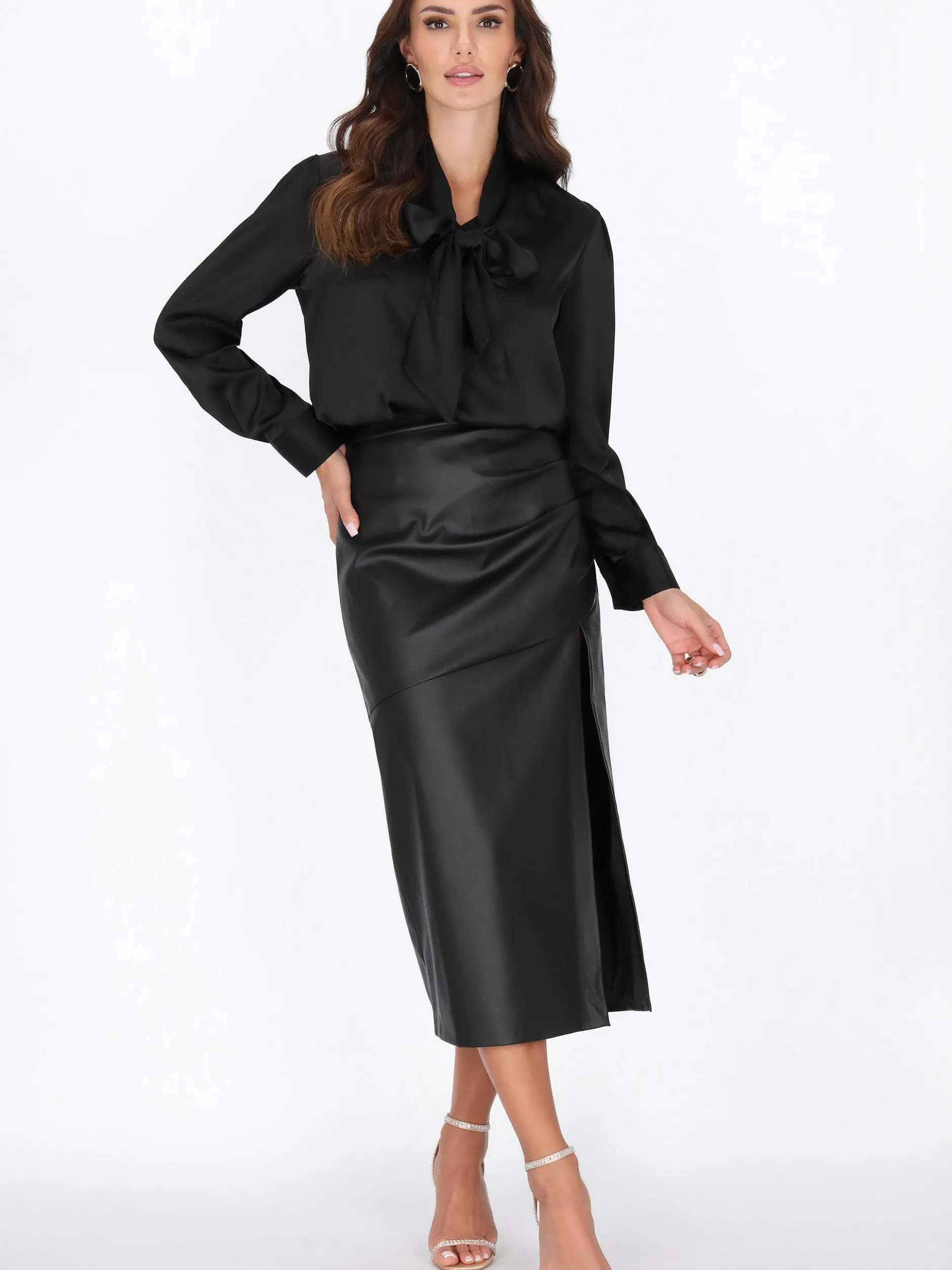 Faina Damen Bluse in schwarz