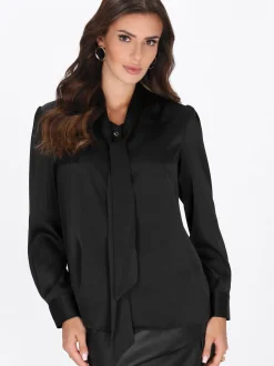 Faina Damen Bluse in schwarz