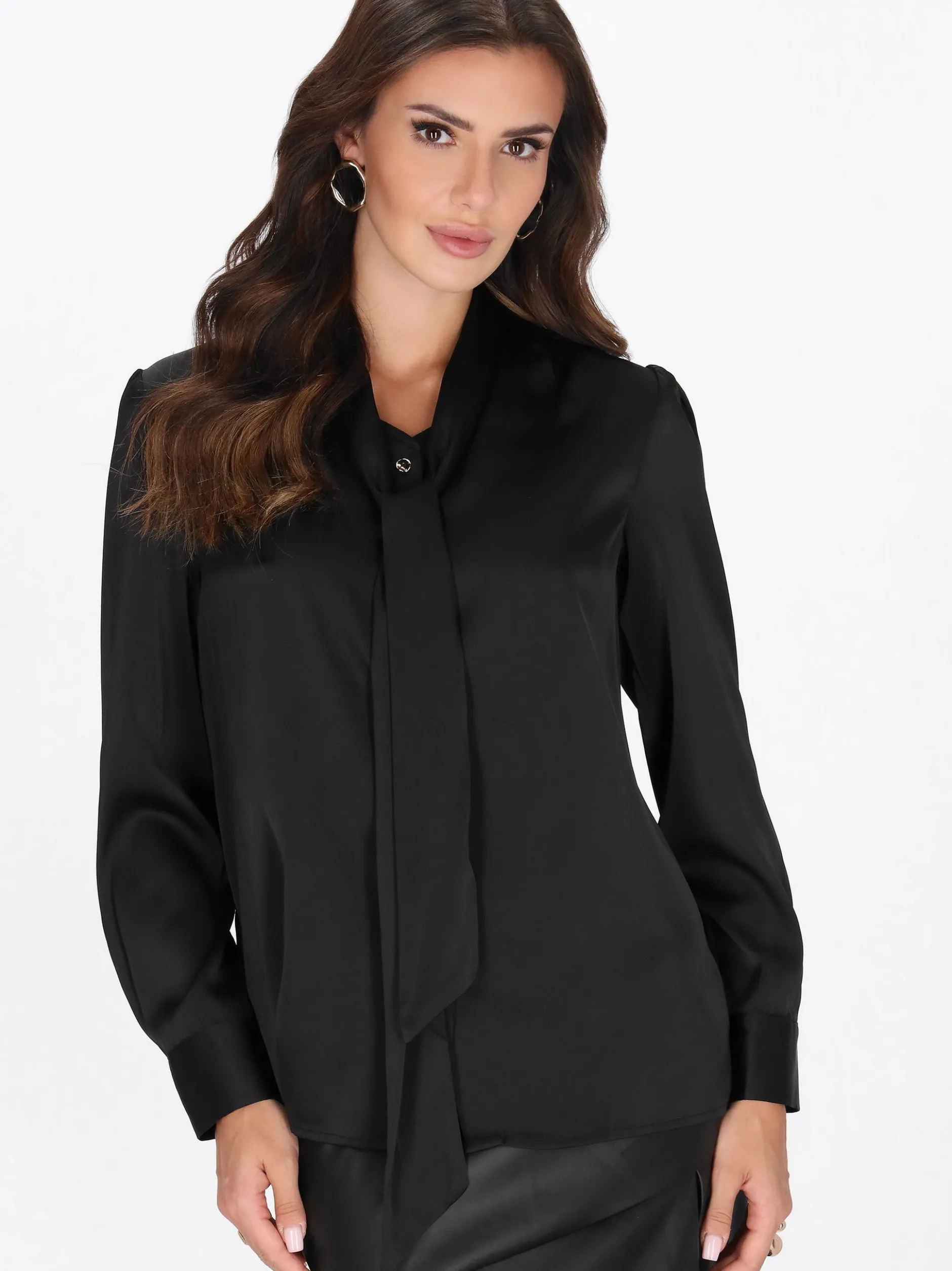 Faina Damen Bluse in schwarz