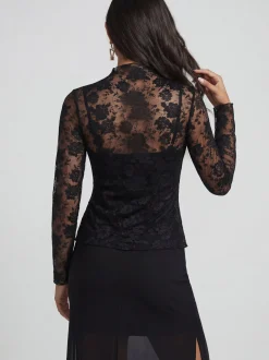 Faina Damen Bluse in schwarz