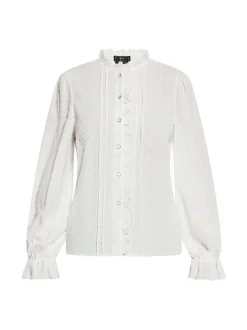 Faina Damen Blusenshirt in weiß