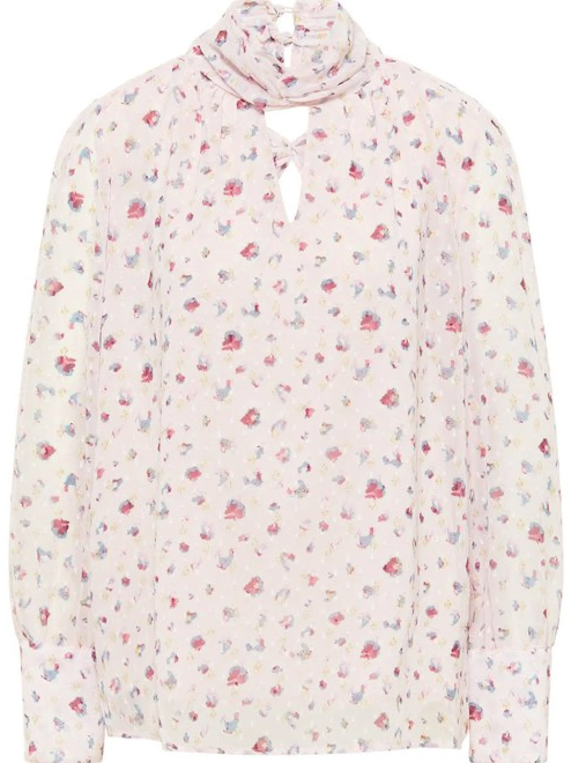 Faina Damen Blusentop langarm in rosa