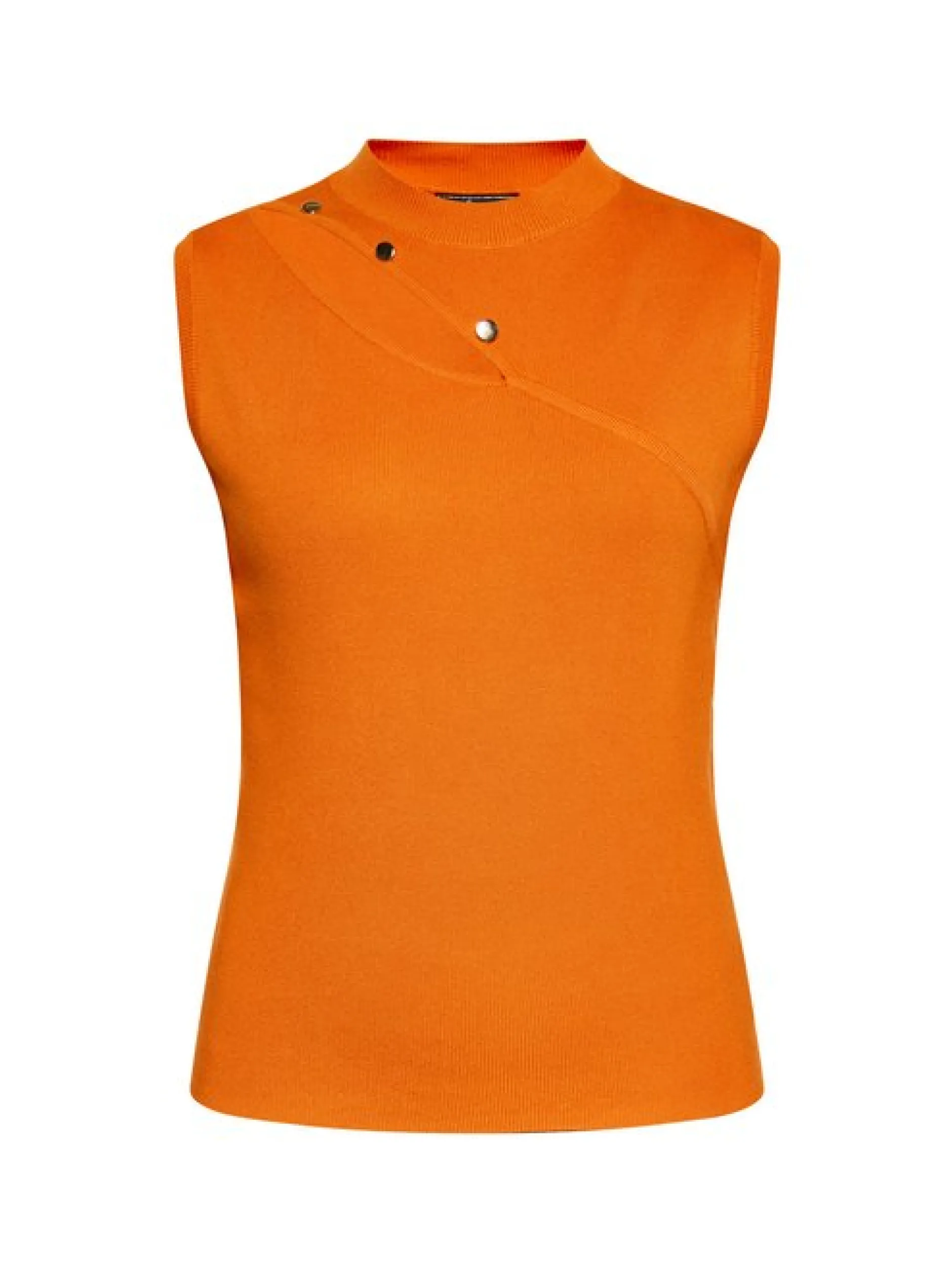 Faina Damen elegantes Oberteil in orange