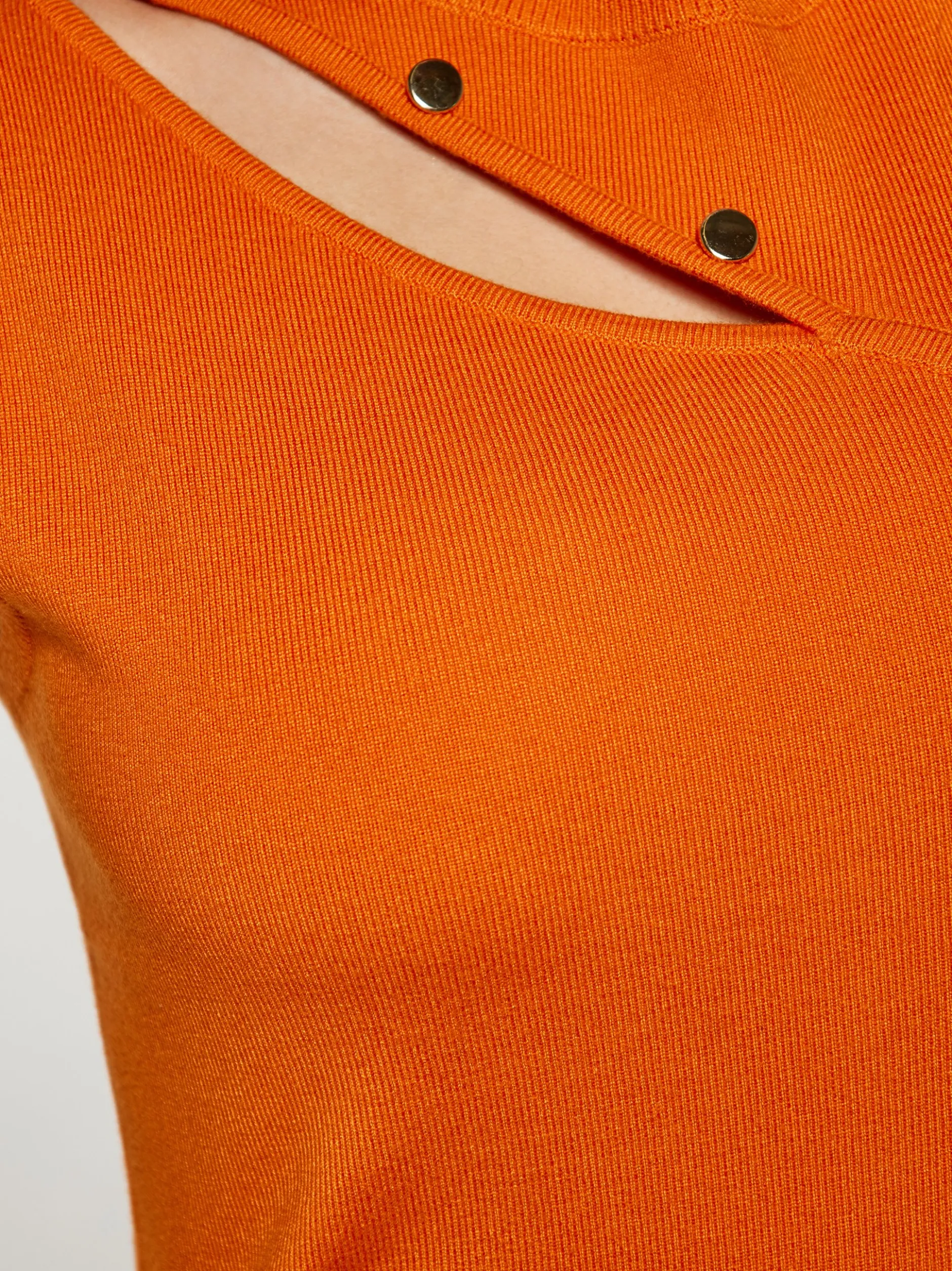 Faina Damen elegantes Oberteil in orange