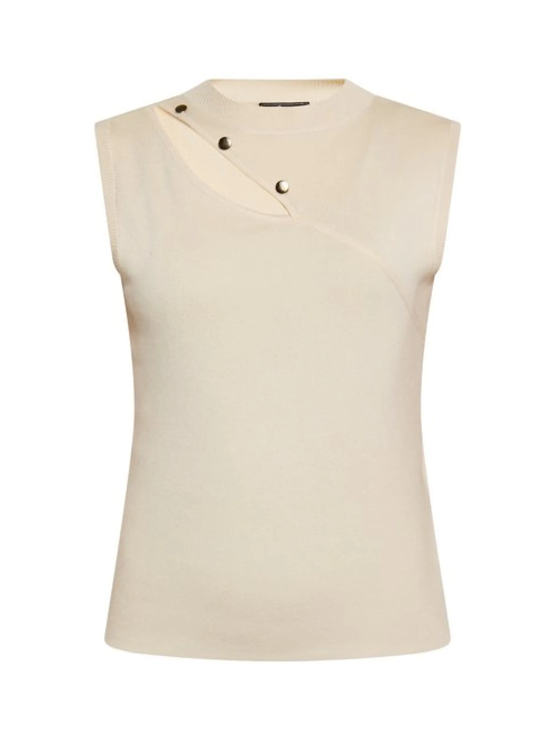 Faina Damen elegantes Oberteil in beige