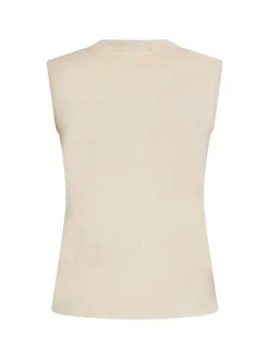 Faina Damen elegantes Oberteil in beige
