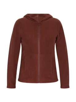 Faina Damen Fleecejacke in braun