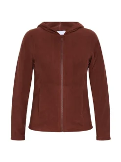 Faina Damen Fleecejacke in braun