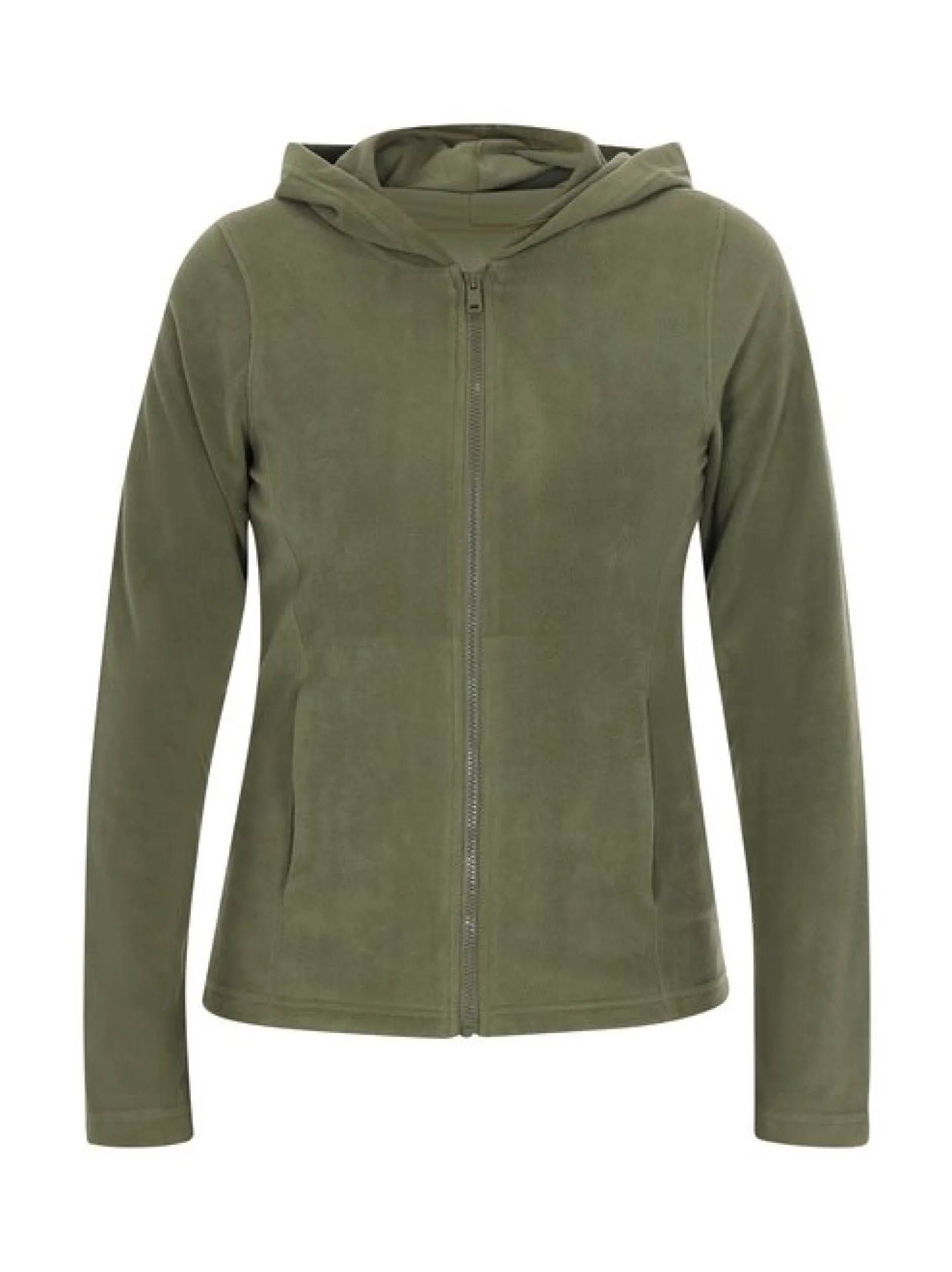 Faina Damen Fleecejacke in khaki