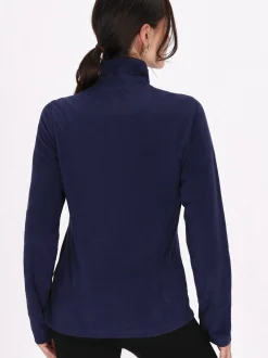 Faina Damen Fleecepullover in marine