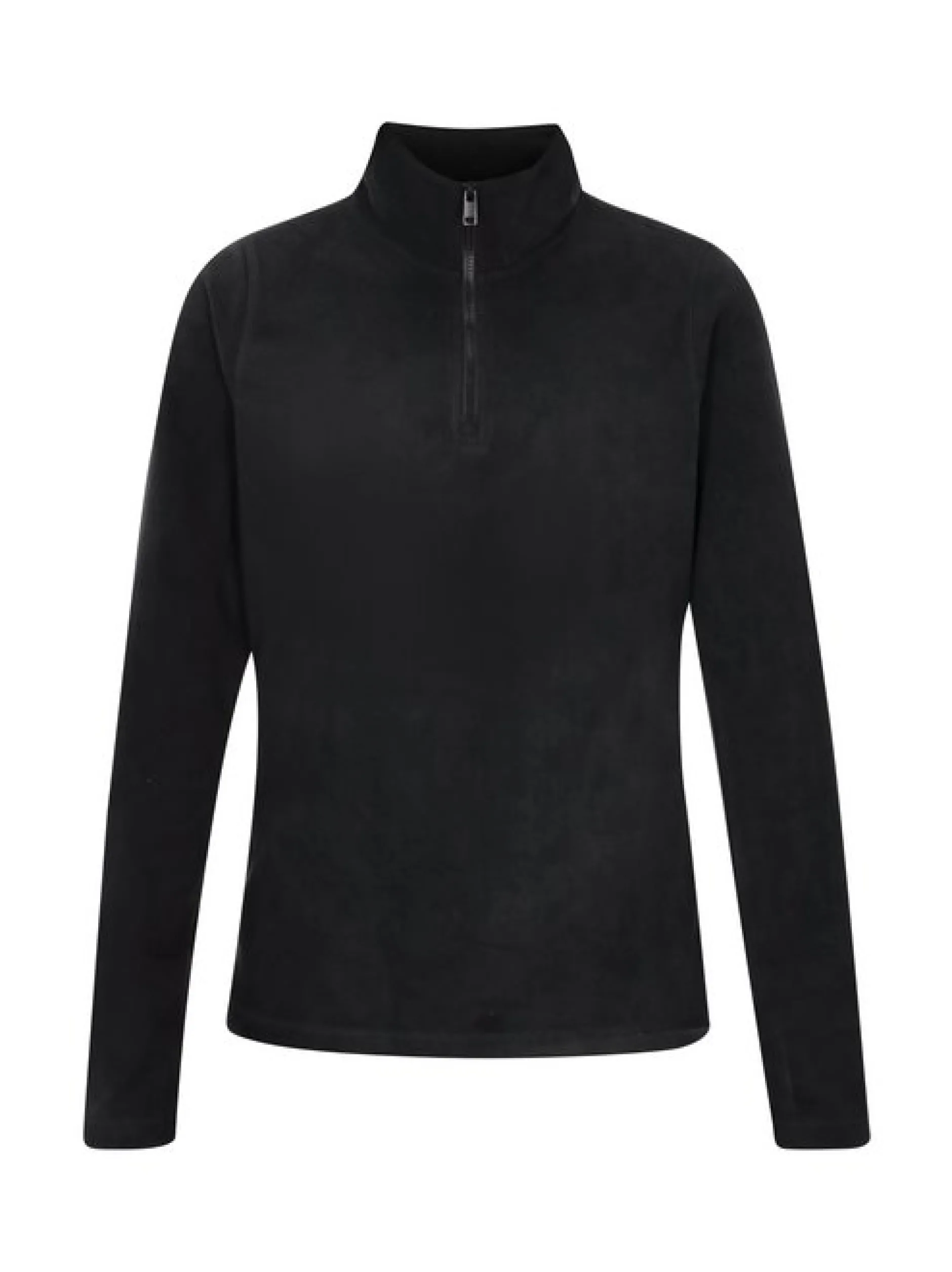 Faina Damen Fleecepullover in schwarz
