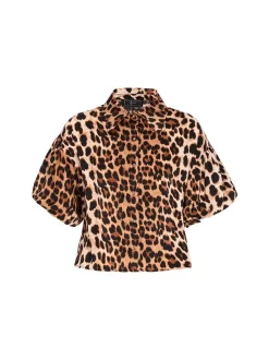 Faina Damen Hemdbluse in braun