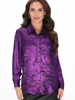 Faina Damen Hemd in lila
