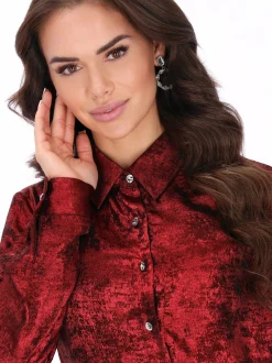 Faina Damen Hemd in rot