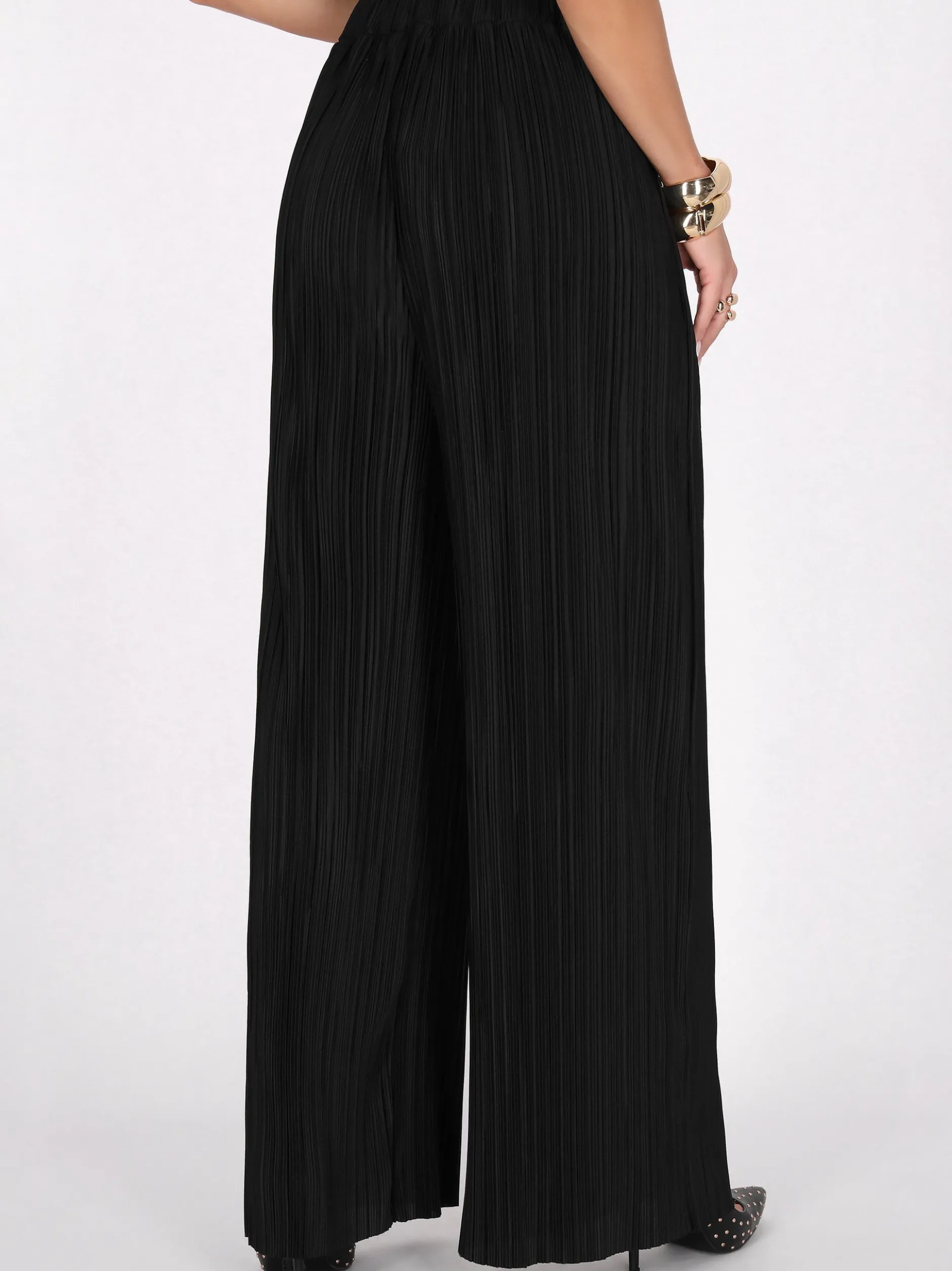 Faina Damen Hose in schwarz