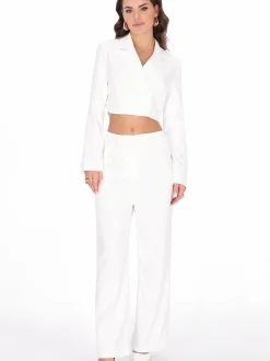 Faina Damen Hose in weiß