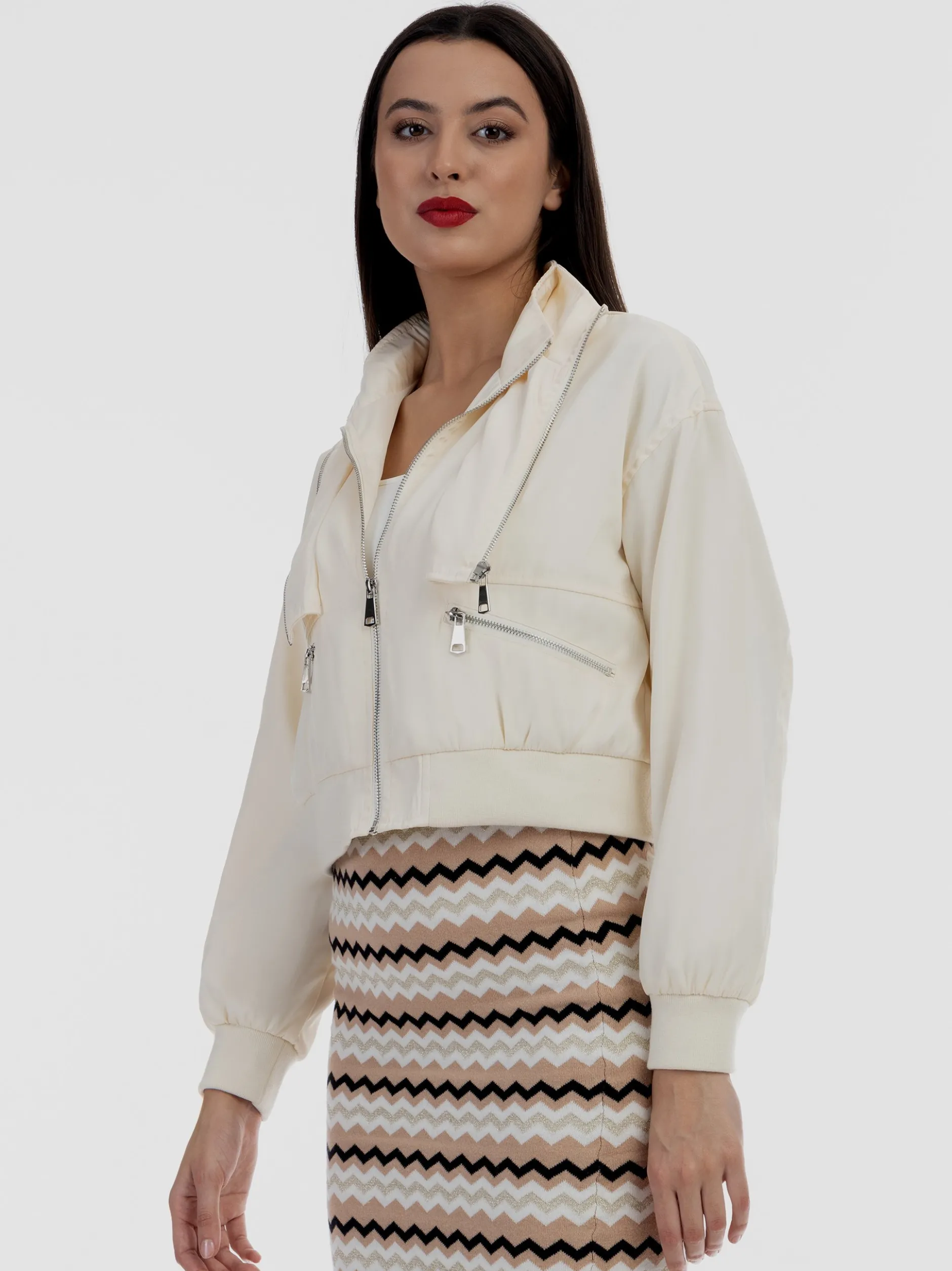 Faina Damen Jacke in beige