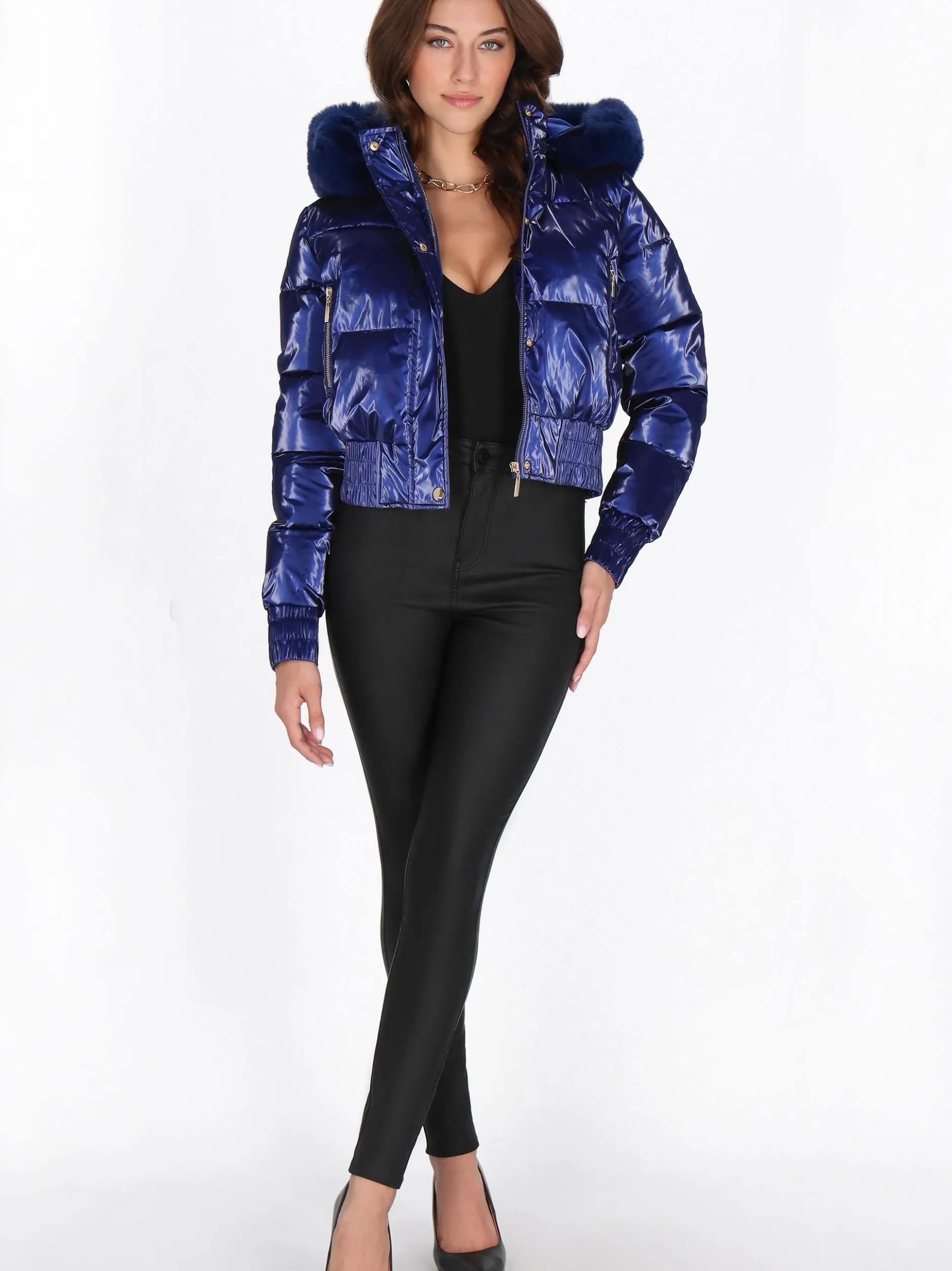 Faina Damen Jacke in blau