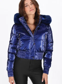Faina Damen Jacke in blau