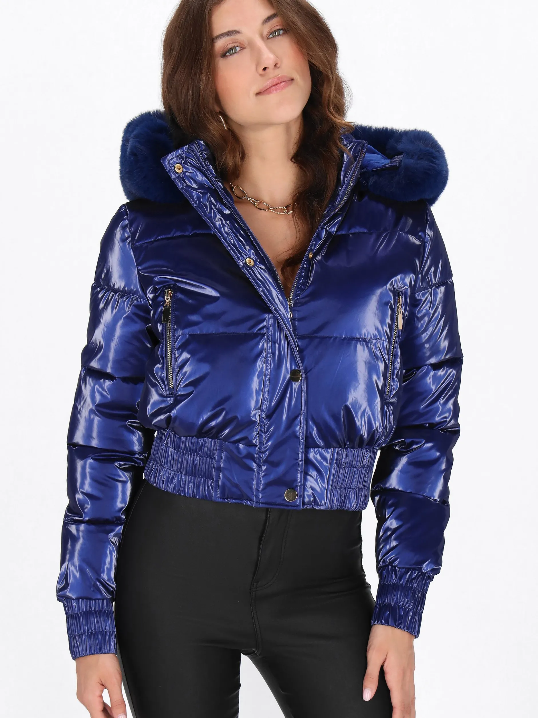 Faina Damen Jacke in blau