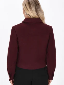 Faina Damen Jacke in bordeaux