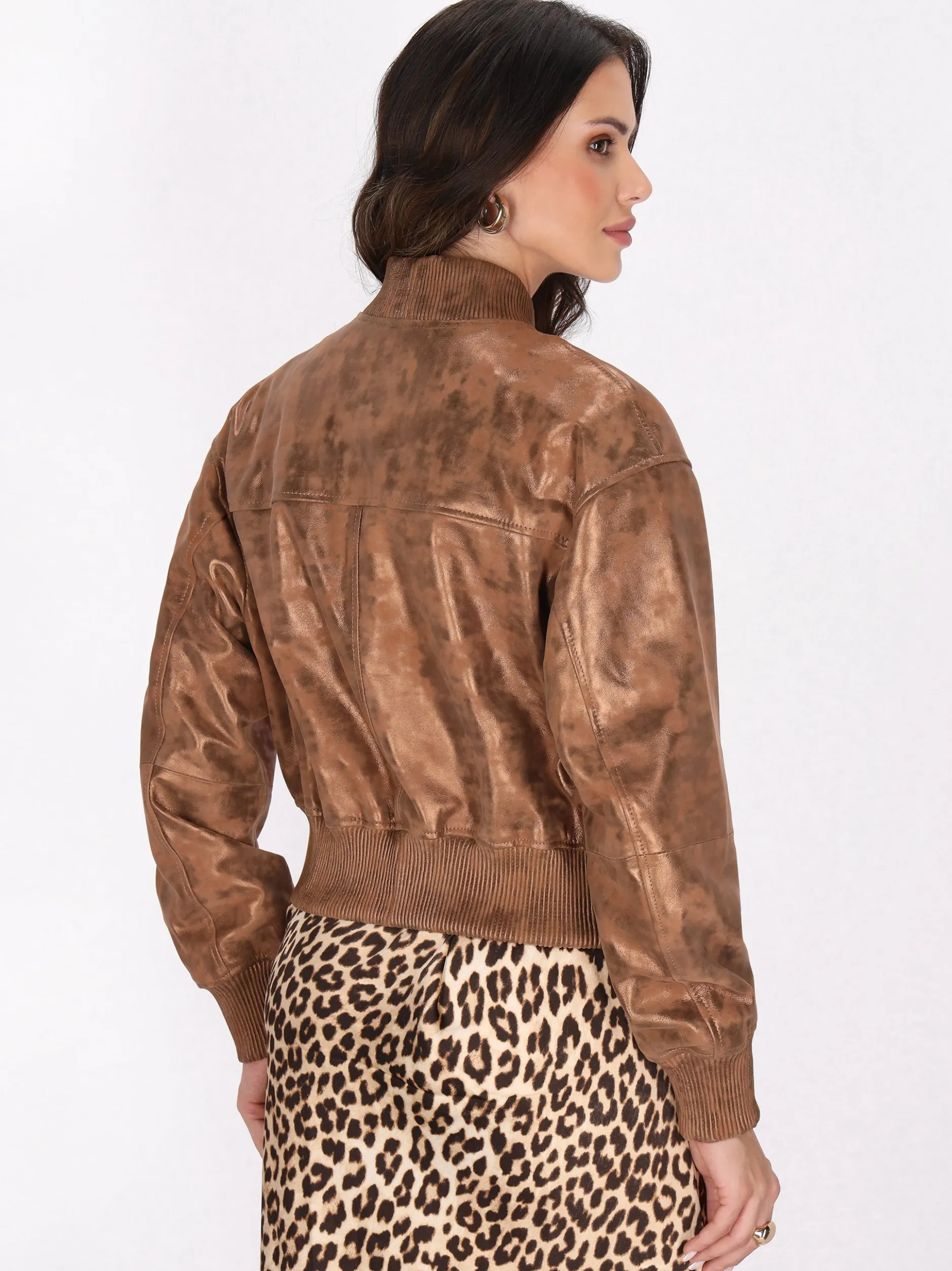 Faina Damen Jacke in braun