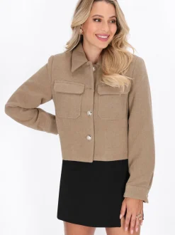Faina Damen Jacke in camel