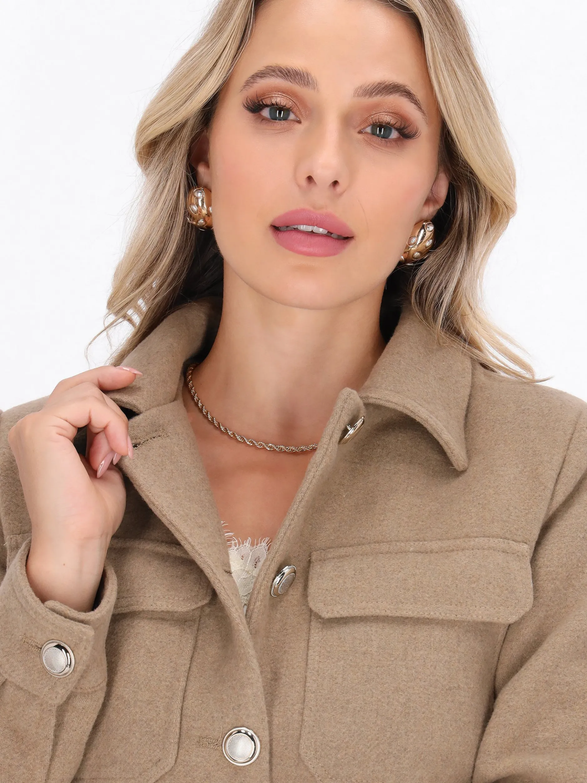 Faina Damen Jacke in camel