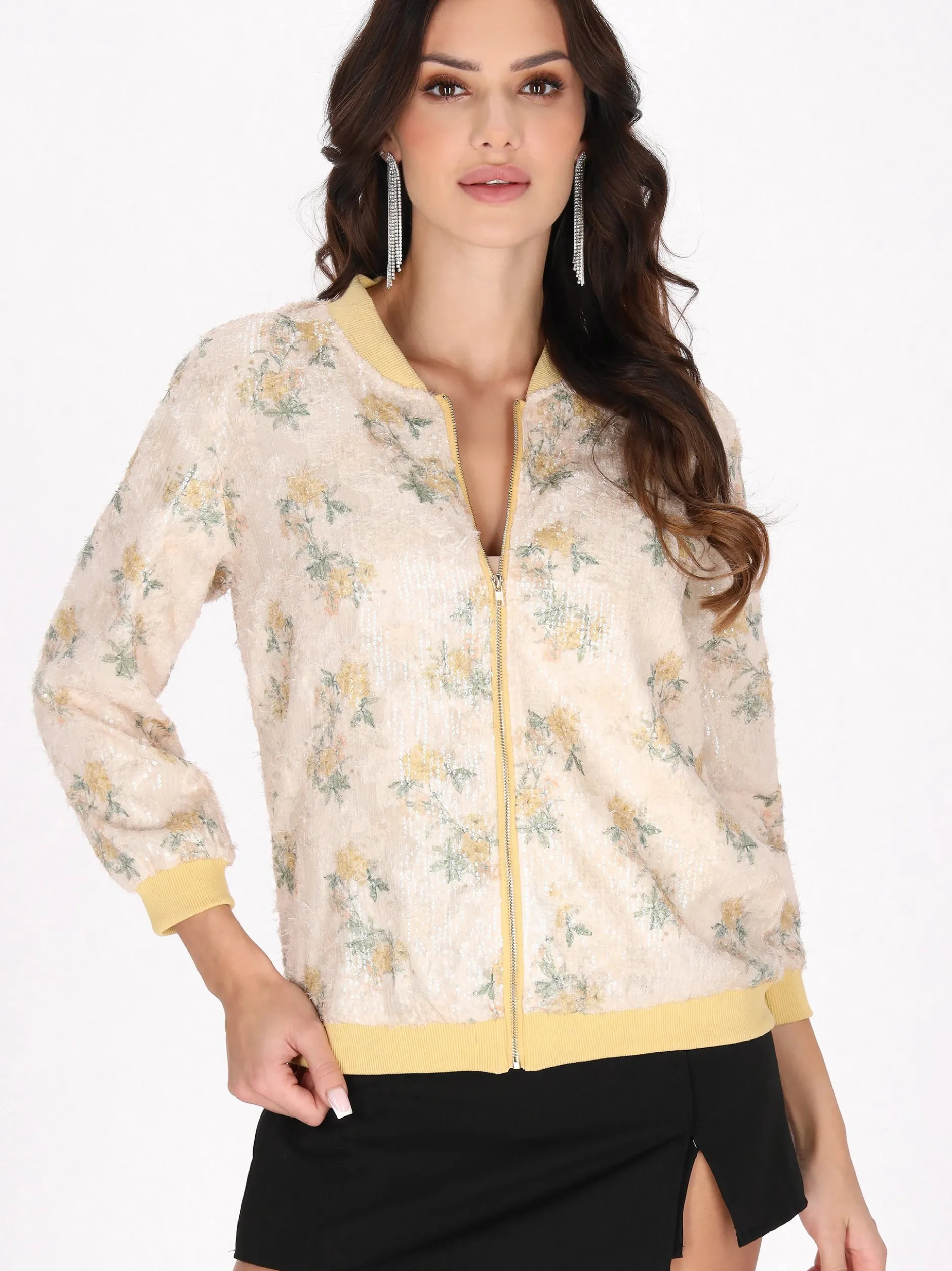 Faina Damen Jacke in gelb