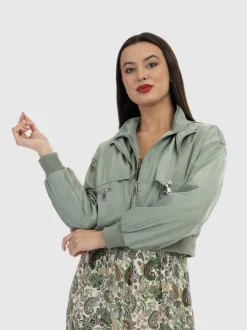 Faina Damen Jacke in grau