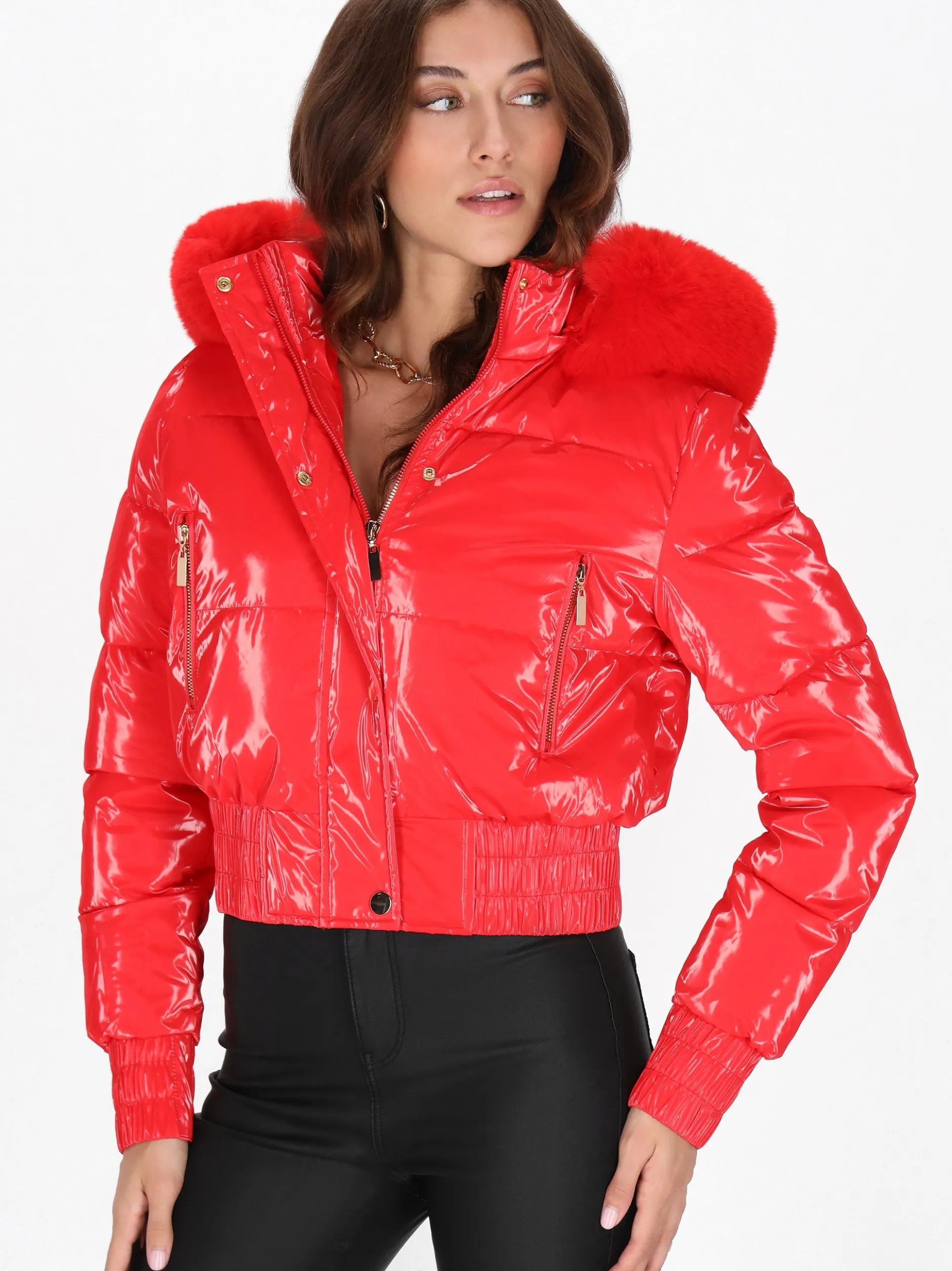 Faina Damen Jacke in rot