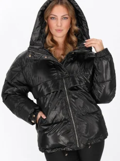 Faina Damen Jacke in schwarz