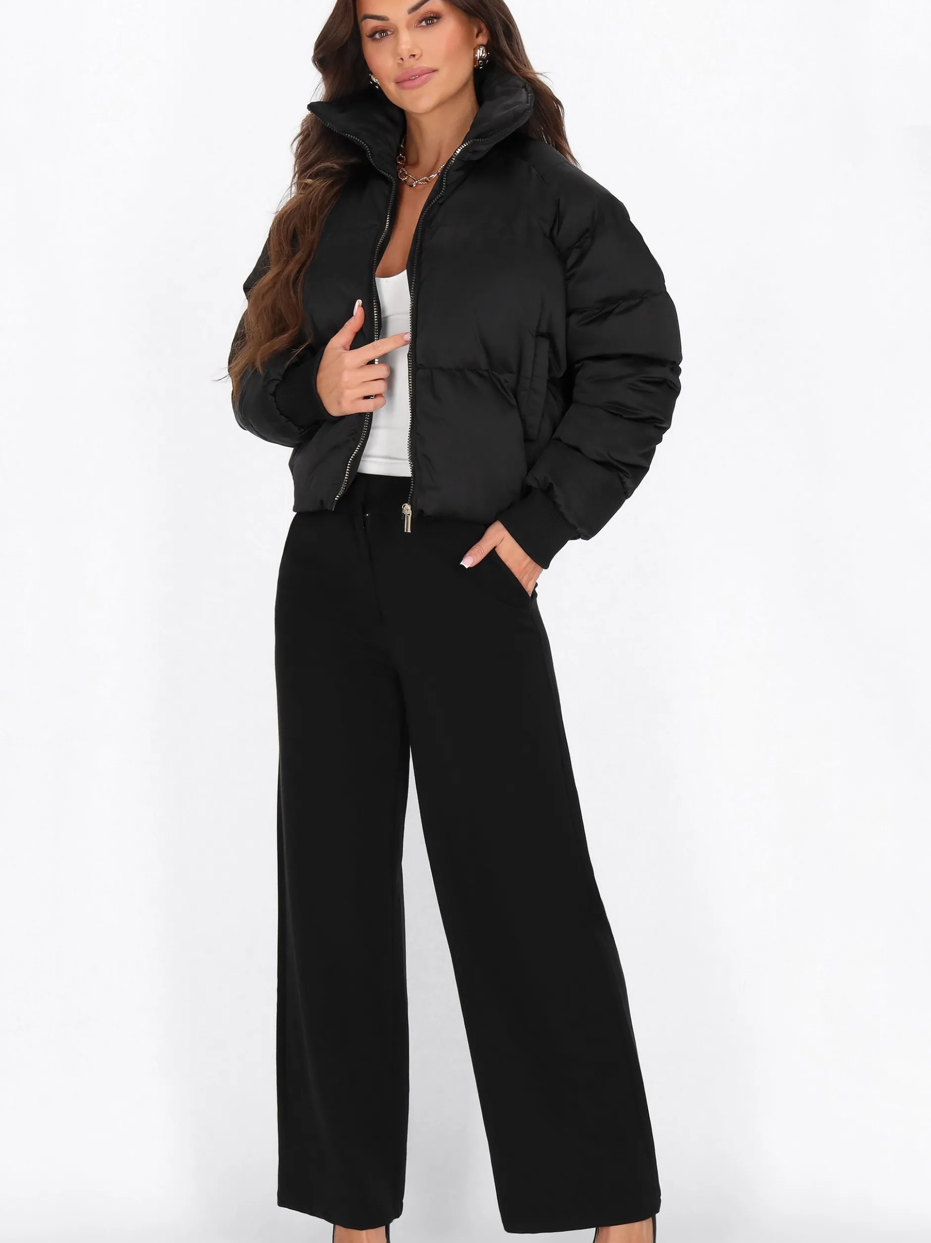 Faina Damen Jacke in schwarz