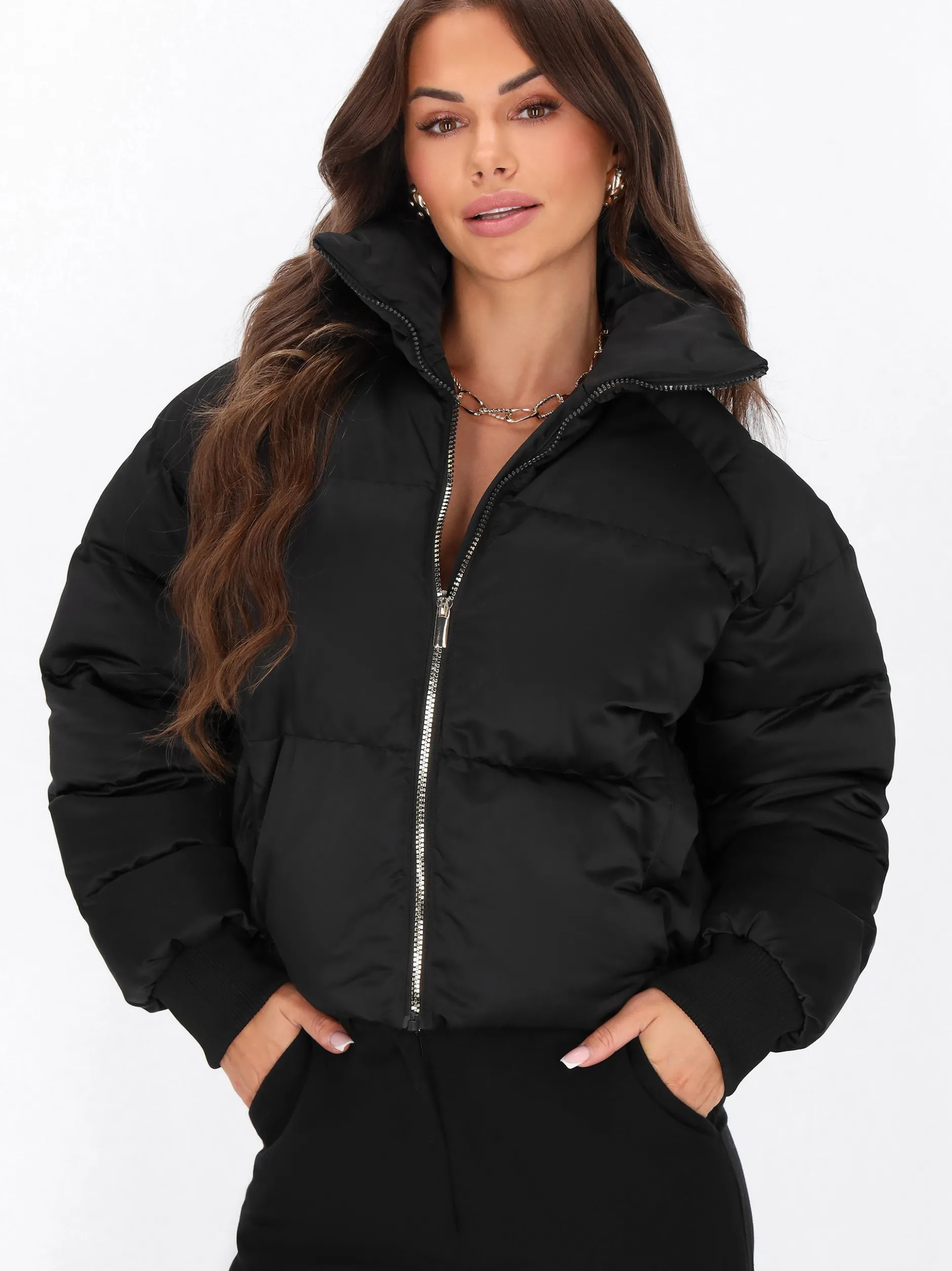 Faina Damen Jacke in schwarz