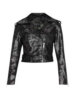 Faina Damen Jacke in schwarz