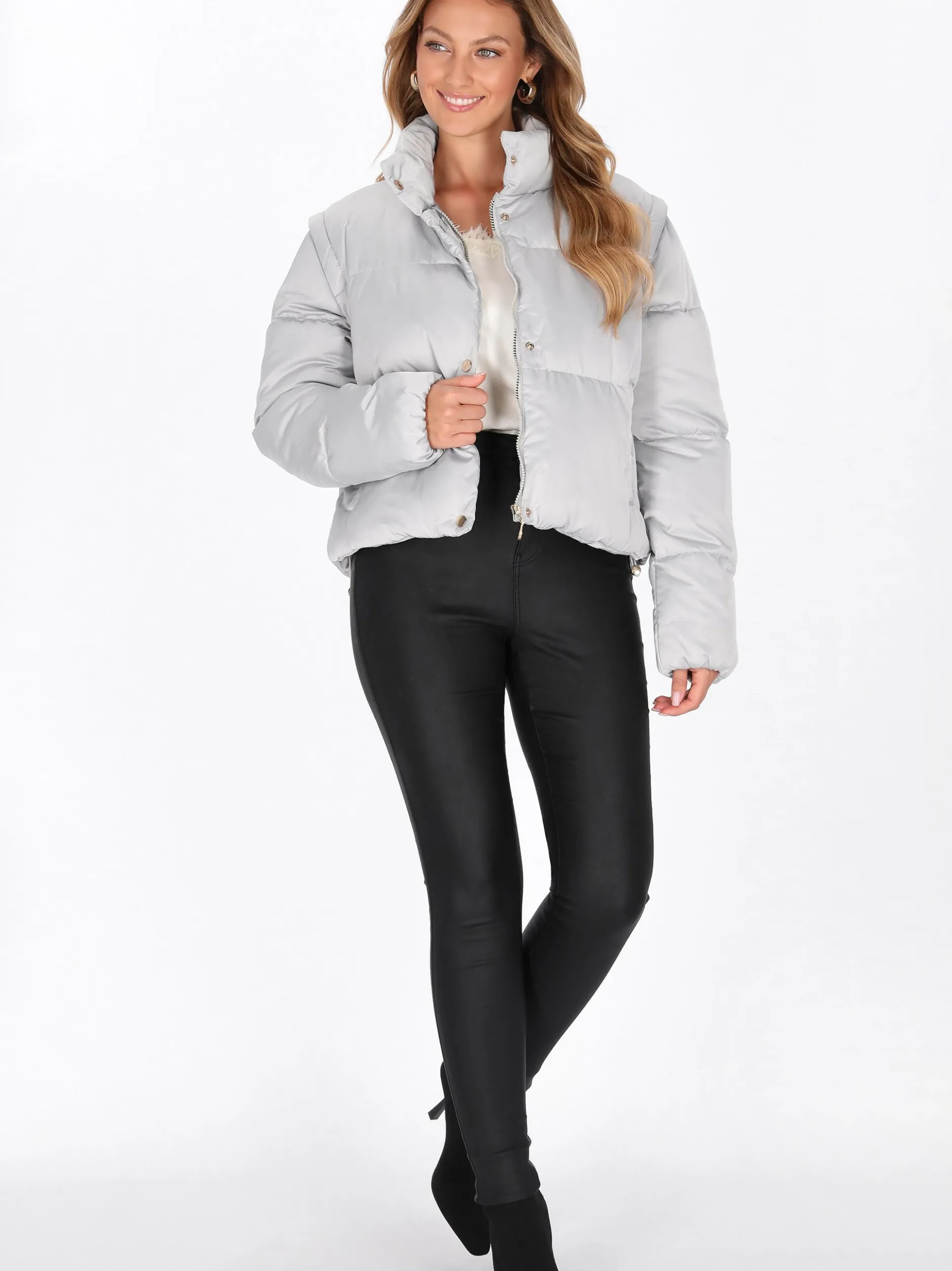 Faina Damen Jacke in silber