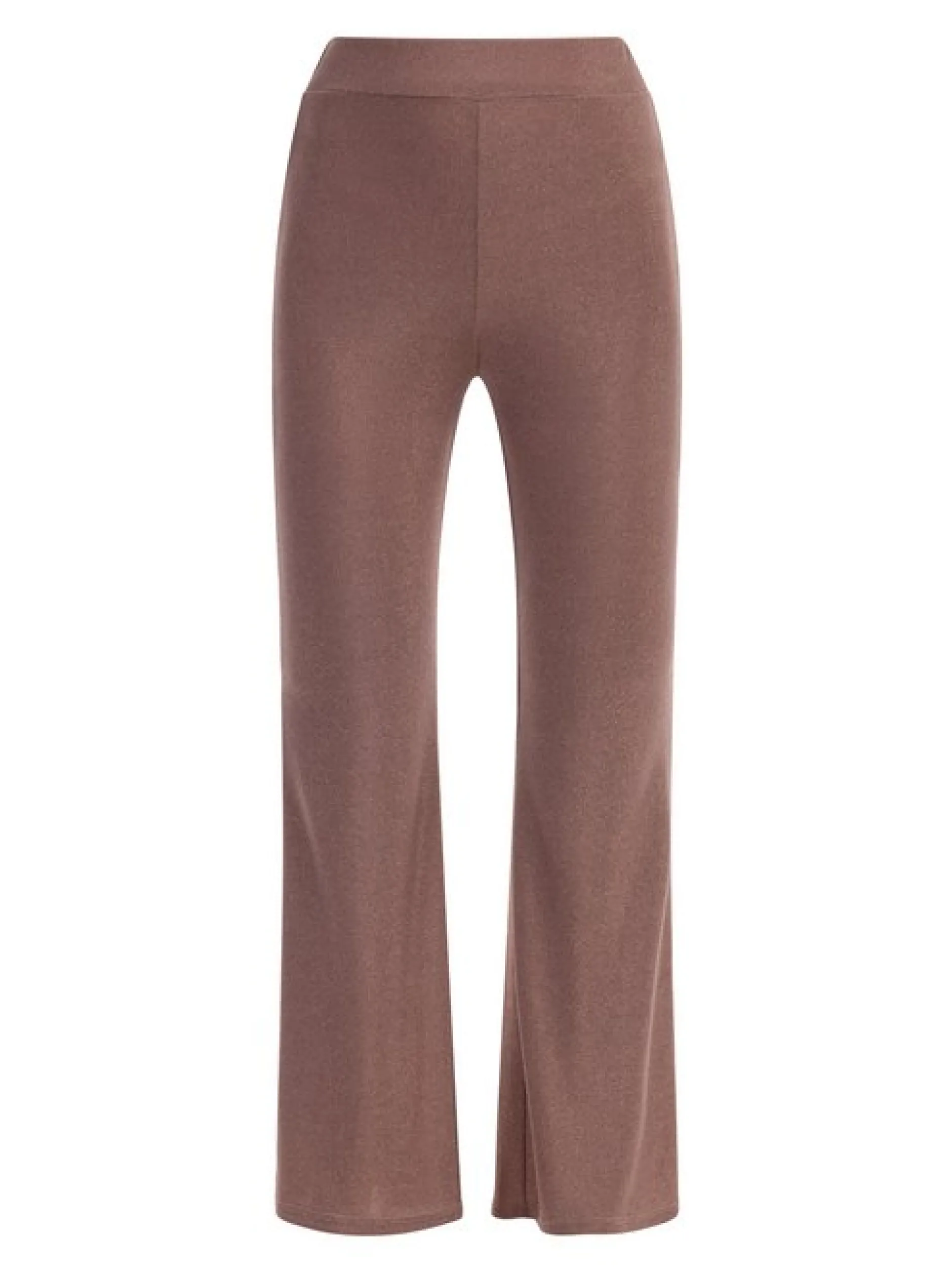 Faina Damen Jersey-Hose mit Glanzgarn in altrosa