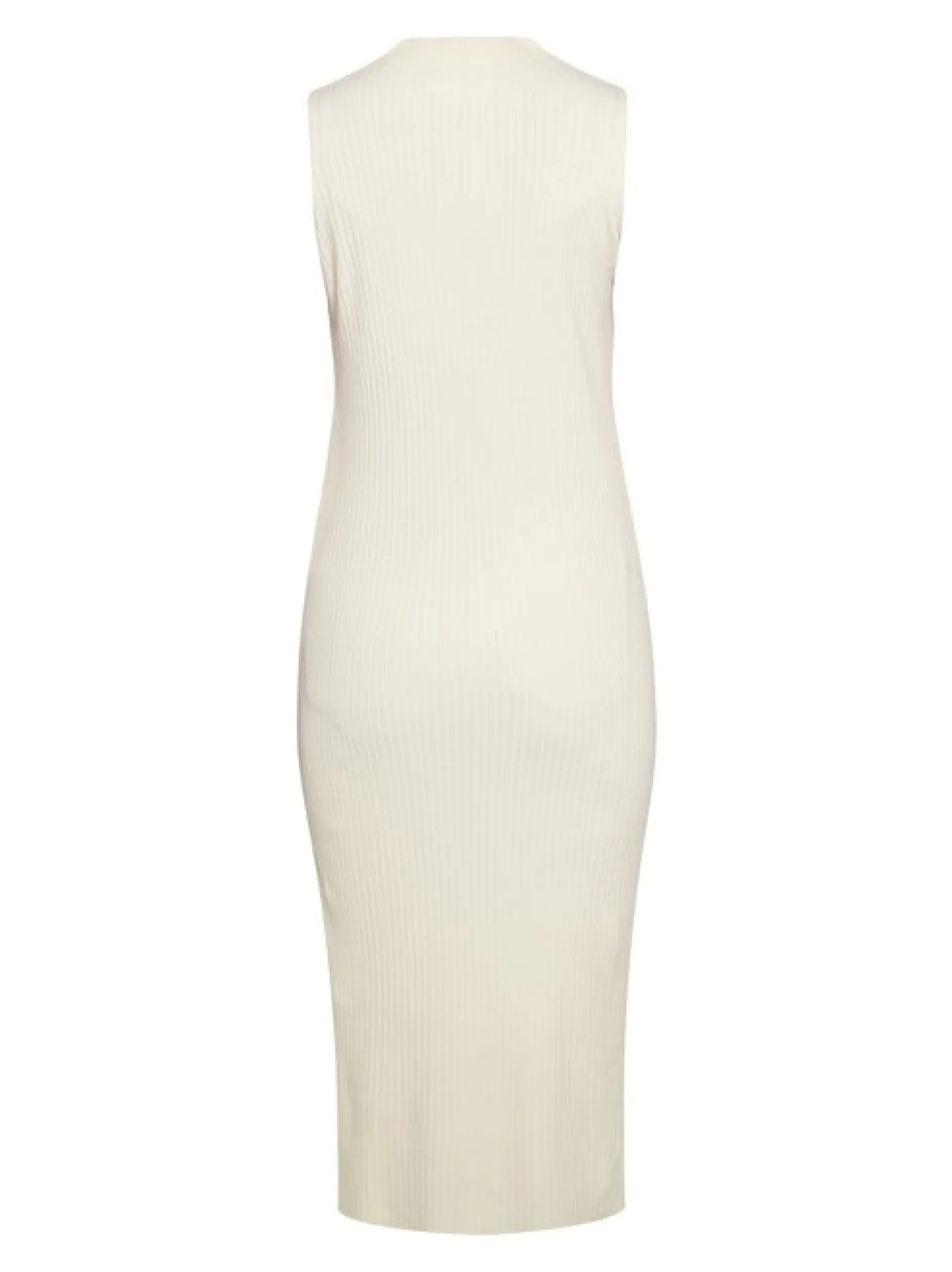 Faina Damen Kleid in beige - Ausschnitt: Rundhals