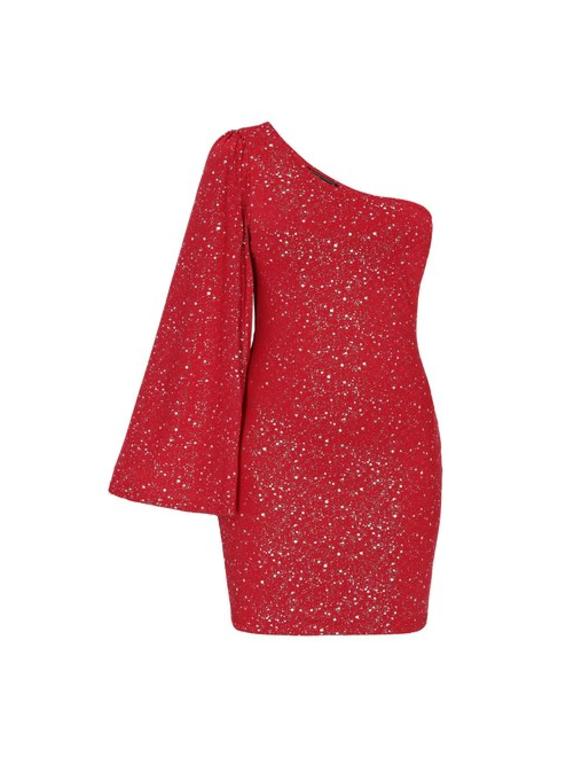 Faina Damen Kleid in bordeaux - Länge: mittel