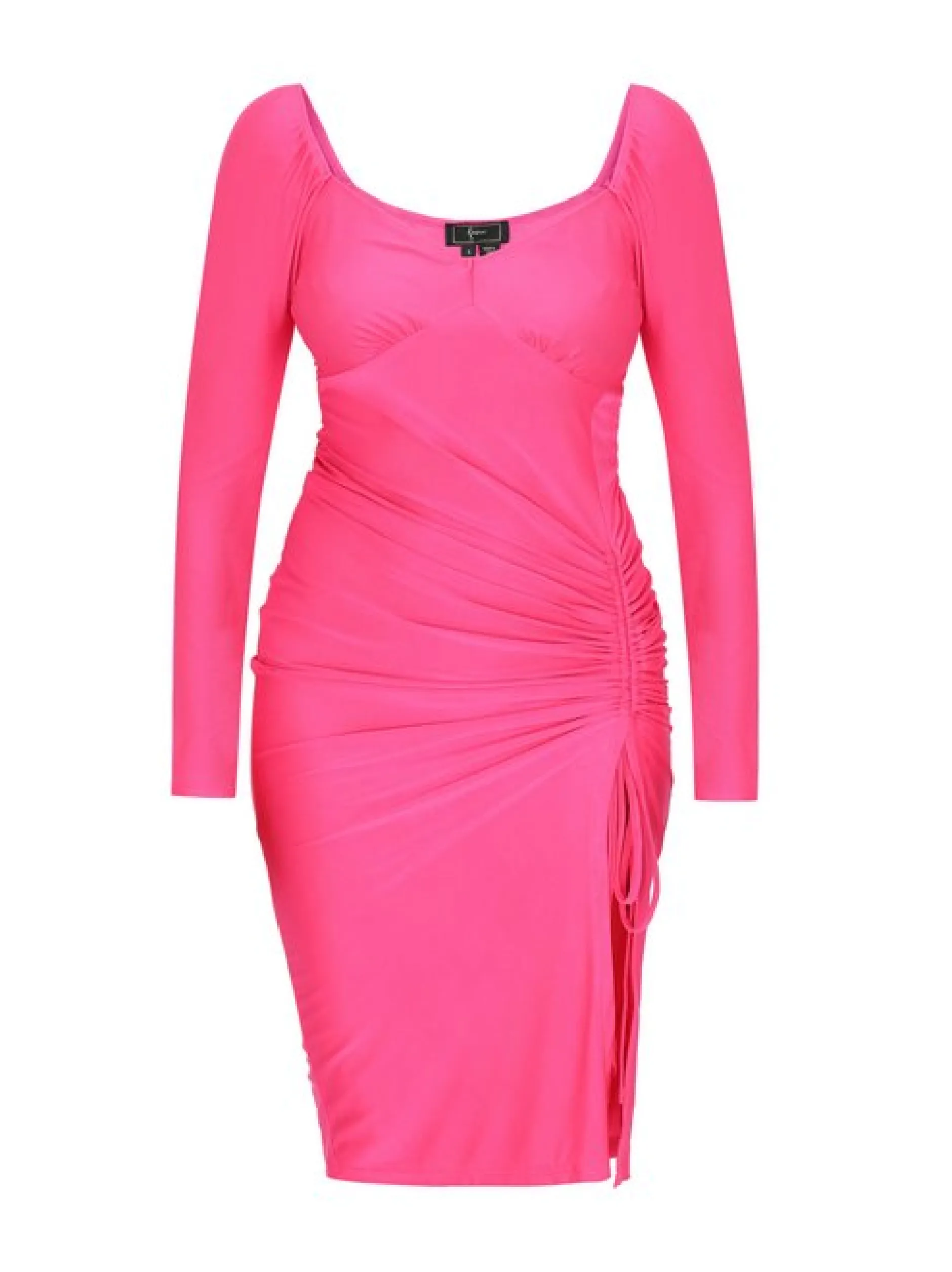 Faina Damen Kleid in pink - Länge: mittel