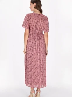 Faina Damen Kleid in rosa - Länge: mittel
