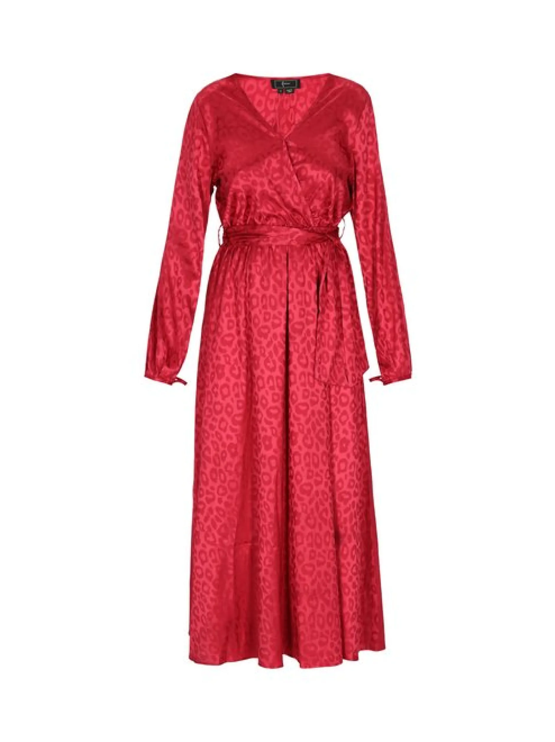 Faina Damen Kleid in rot - Länge: mittel