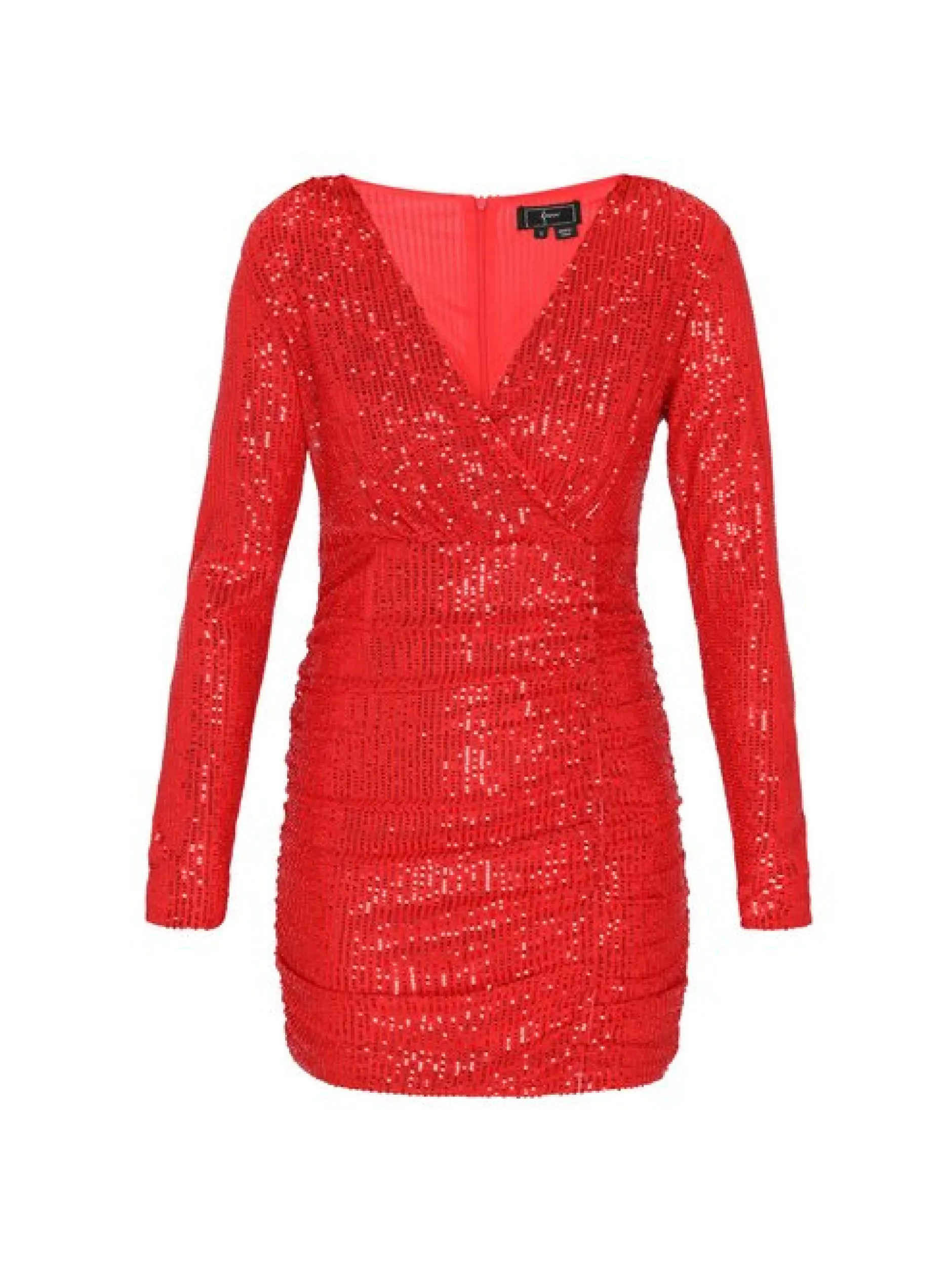 Faina Damen Kleid in rot - Länge: mittel