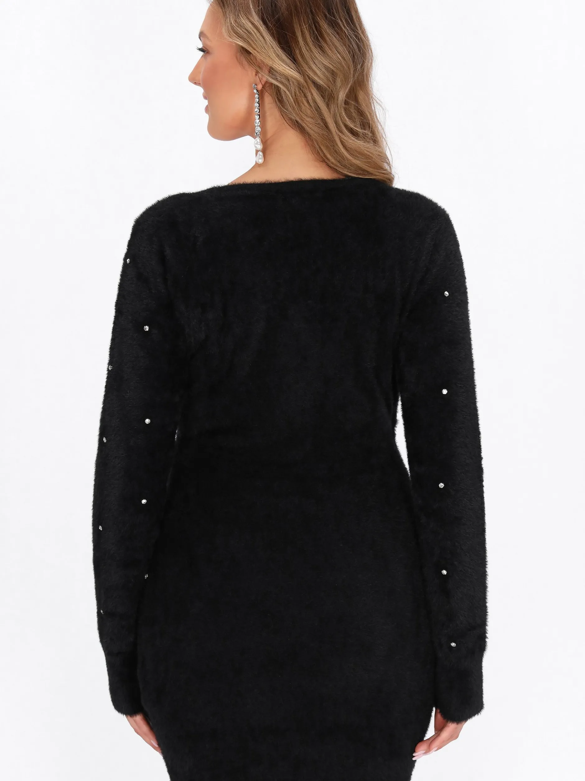 Faina Damen Kleid in schwarz